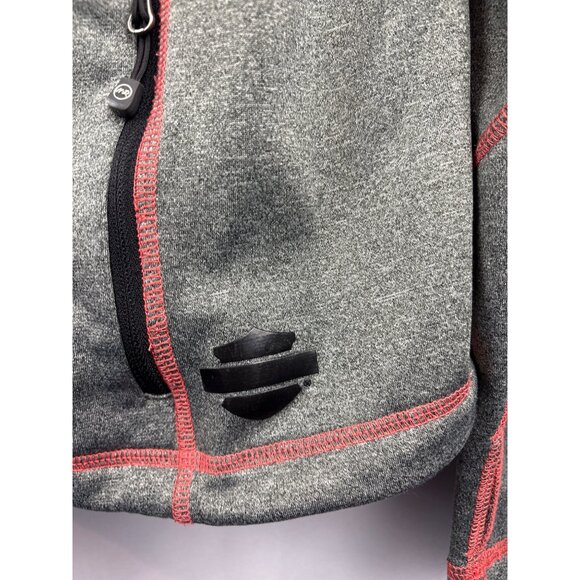 Women’s Harley Davidson Zip-Up Biker Hoodie, with Logo Design on Back - Picture 3 of 6